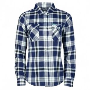 Dixxon “The Crabber” Women’s Flannel Shirt Size Medium New With Tags!